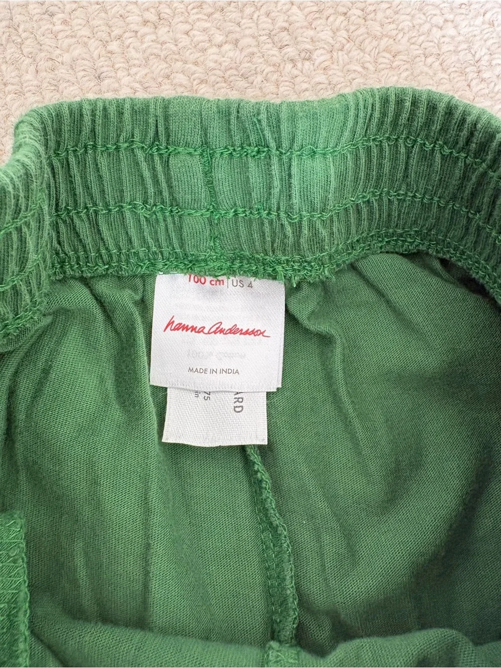 HANNA ANDERSSON | Green Short Sleeve Wave Set - EUC